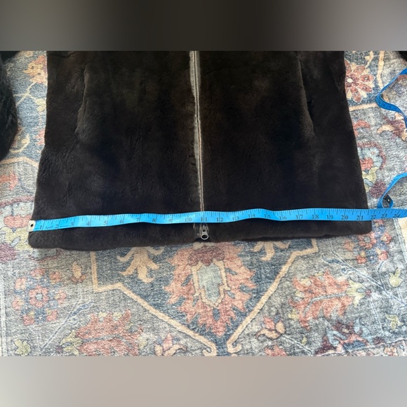 MINK COAT  JACKET WITH FOX TRIMMED HOOD Size Small - Picture 8 of 16